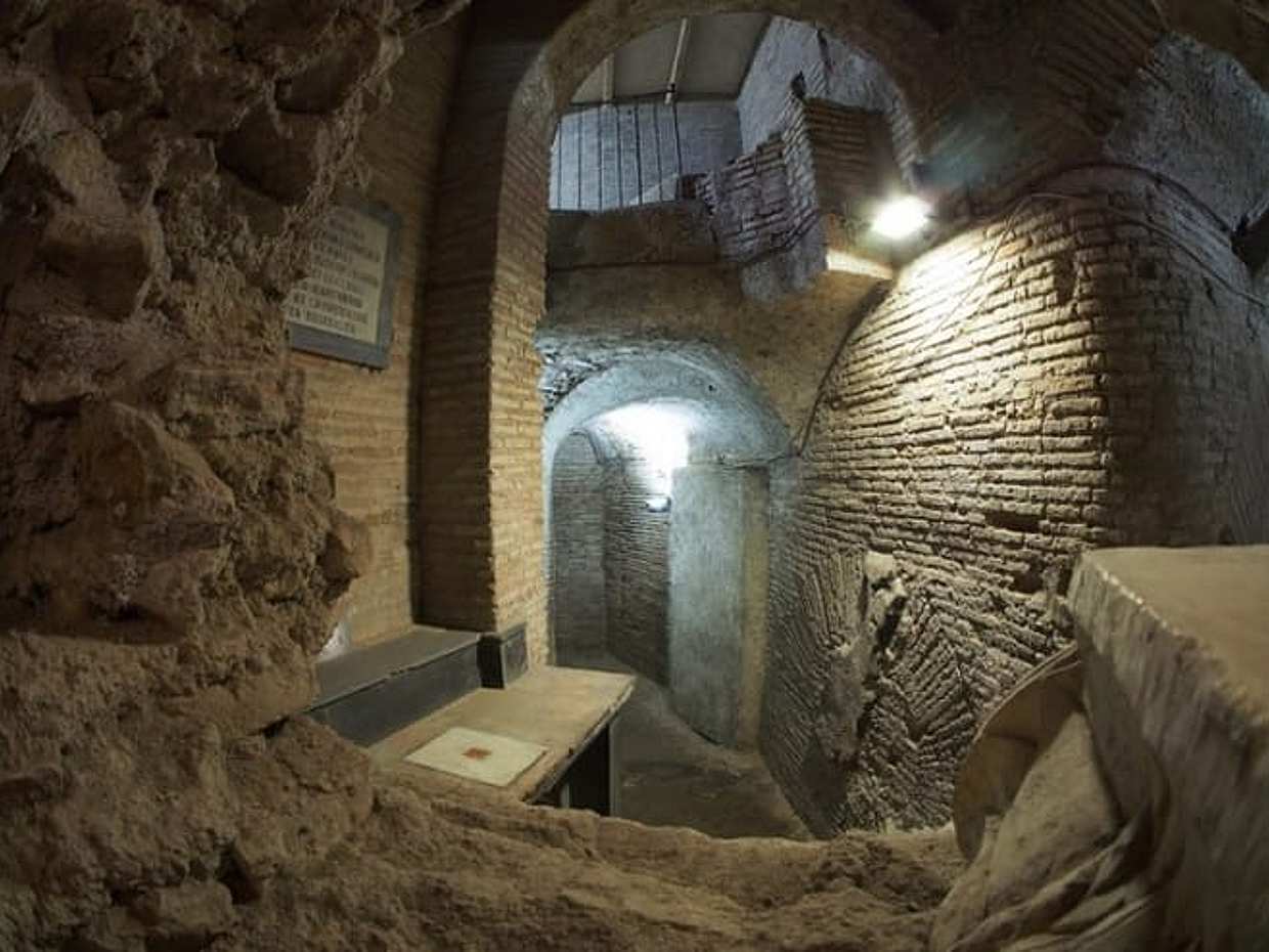 Discover Christian catacombs and ancient basilicas by minivan from Rome