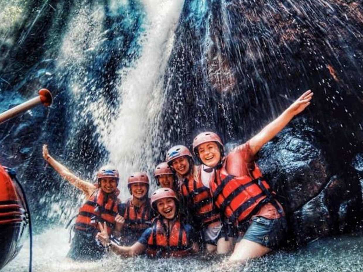 Bali: Descenso en rápidos en el río Ayung en Ubud, Indonesia, Descenso en rápidos en el río Ayung en Bali
