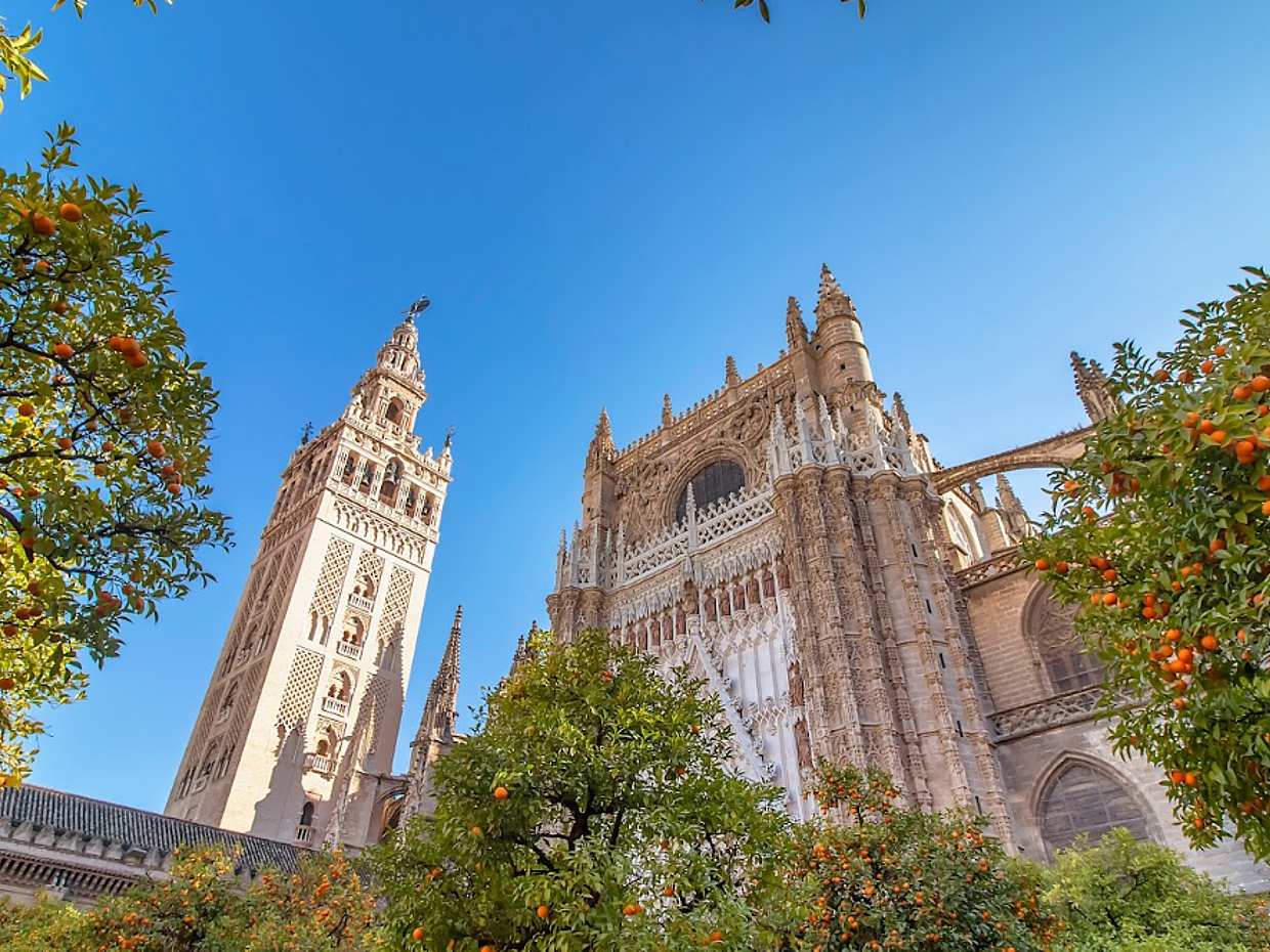 Três Cidades em Um Dia: Ronda, Aldeia Branca e Sevilha saindo de Málaga na Espanha, Málaga.
