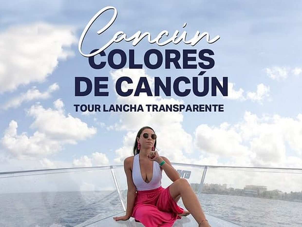 Cancun Glass Boat Sightseeing Cruise in Mexico, Cancún