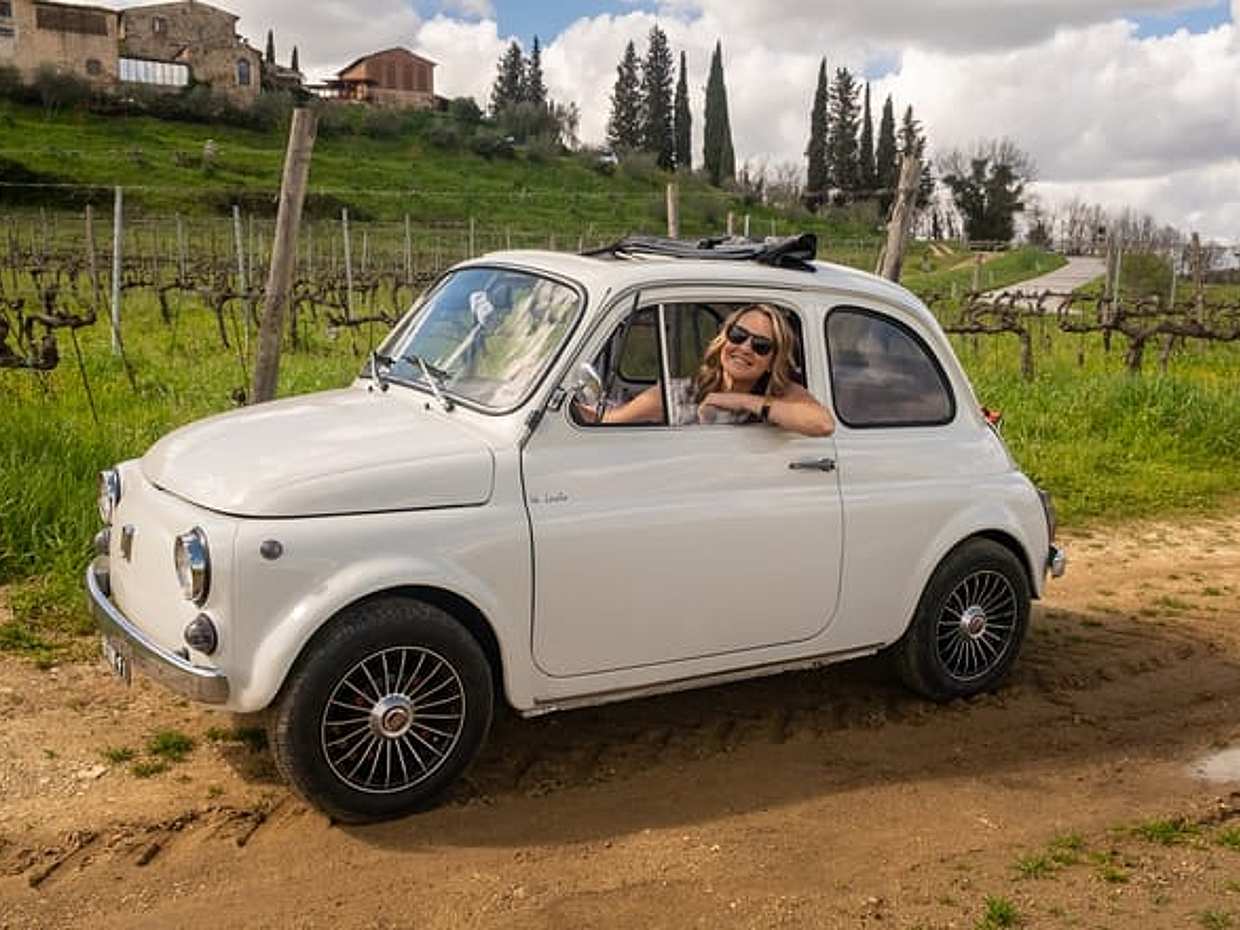 Private Vintage FIAT 500 Chianti Classico Wine Tour with lunch, photo 2