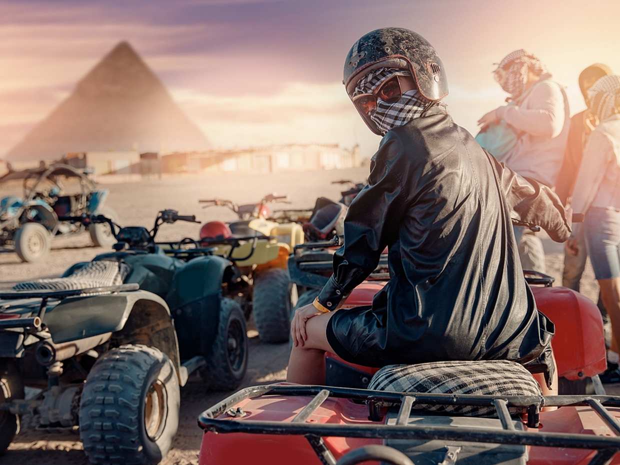 Quad Bike Safari to the Pyramids in Cairo, Egypt, photo 3