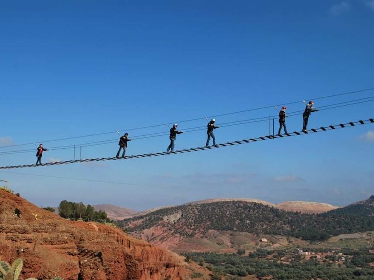 Half-day Ziplining and Hiking Tour in Atlas Mountains in Morocco, Marrakesh, photo 2