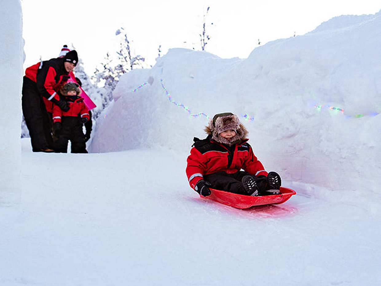 Blue Moment at Polarman’s Camp — early evening winter experience, Levi ®, photo 5