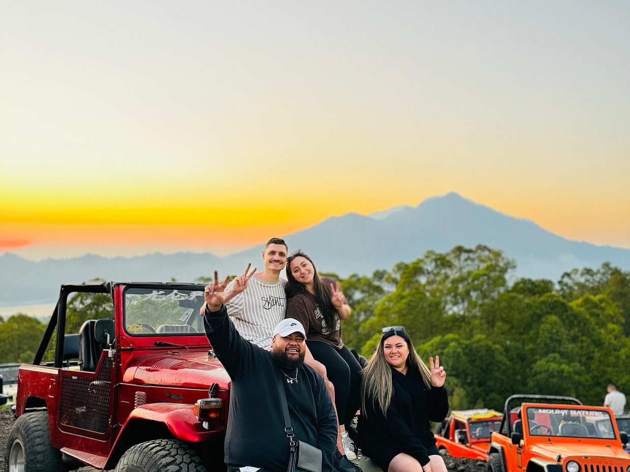 Bali: Jeep-Tour auf den Mount Batur zum Sonnenaufgang und Besuch einer Kaffeeplantage in Indonesien
