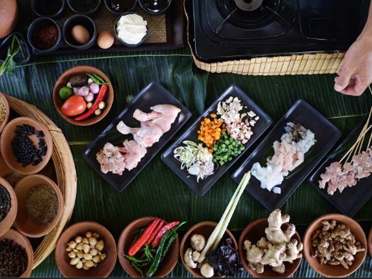 Aula de Culinária em Ubud em Bali, Indonésia
