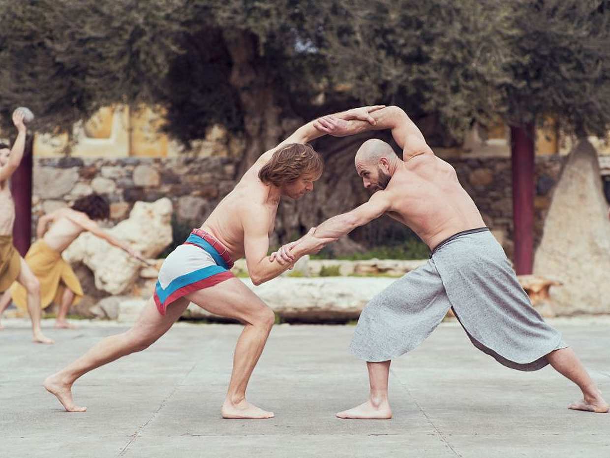 Knossos Palace and Minoan Performance from Rethymno in Greece