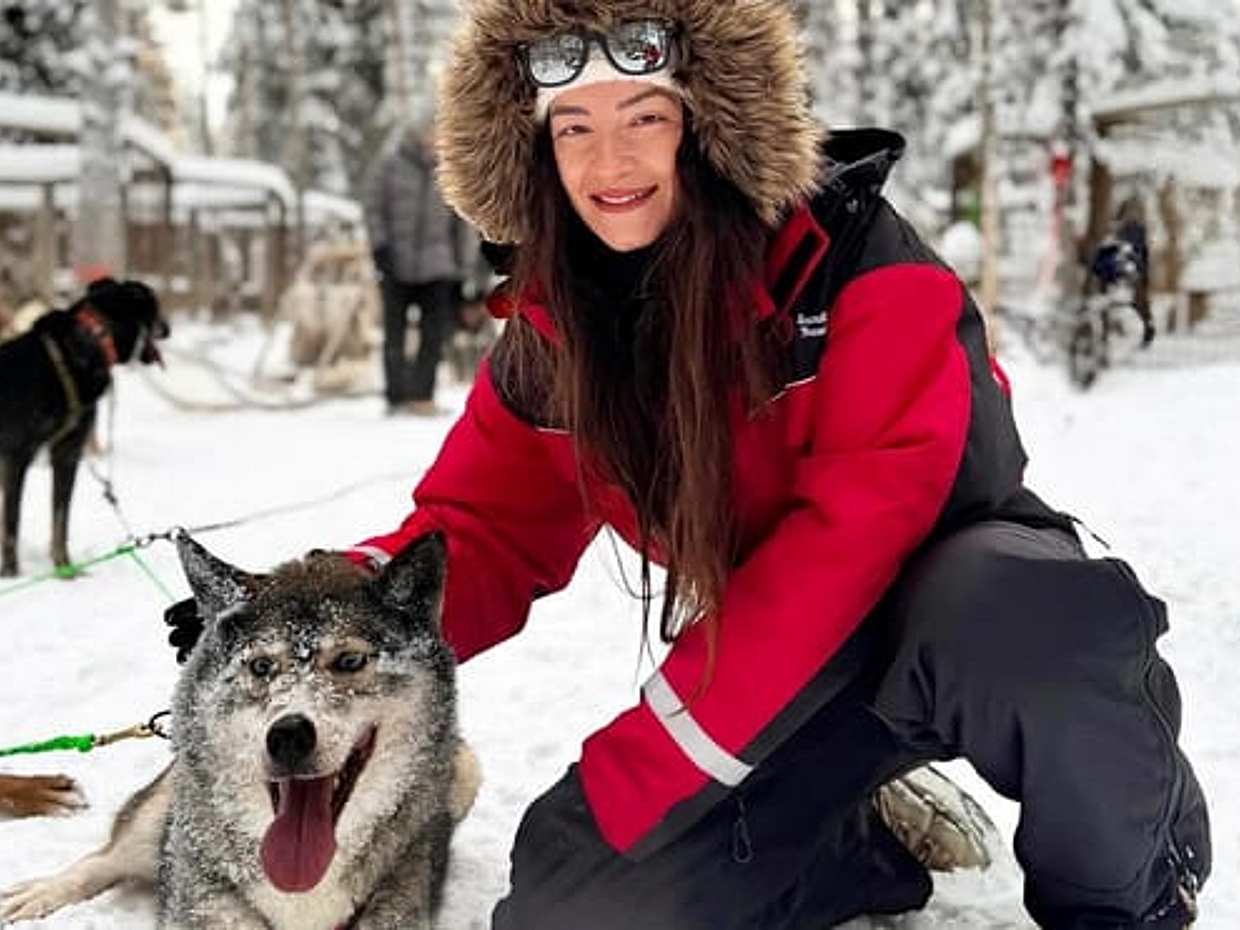 Husky Safari 5 km Self-Drive, Levi