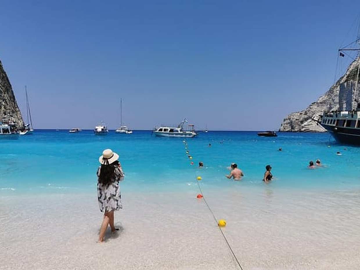 Zakynthos Visite en petit groupe Naufrage et grottes bleues Terre et mer en Grèce, Zakynthos, photo 5
