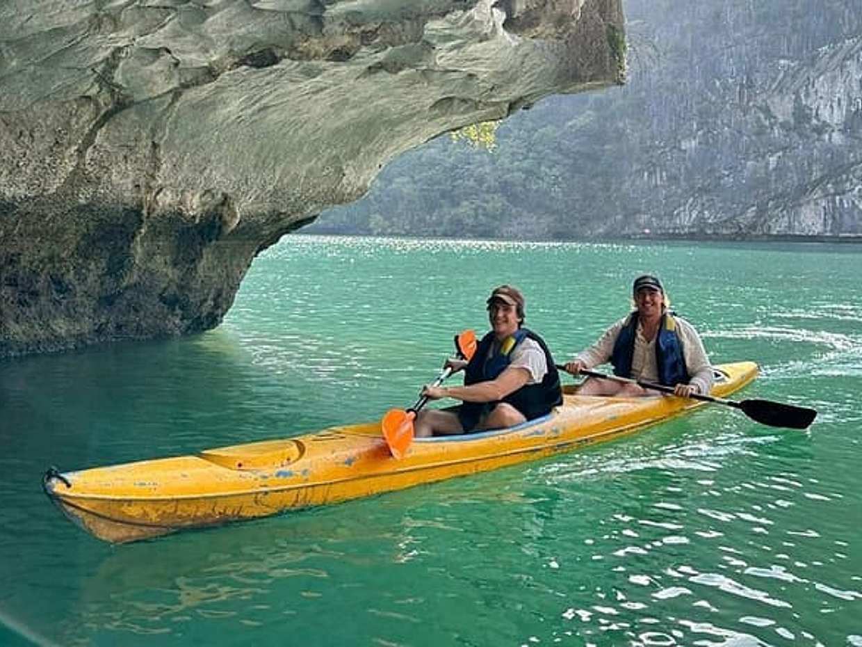 From Halong: Private Canoe Discover Lan Ha Bay’s Hidden Gems