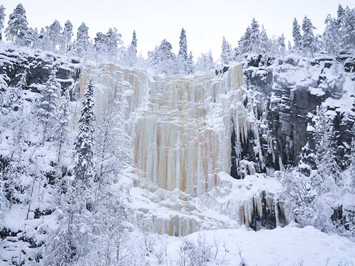 Family-Friendly: Frozen Waterfalls Tour from Rovaniemi