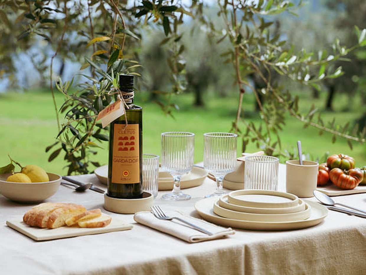 Olive Oil Tasting with local food on Lake Garda Hills