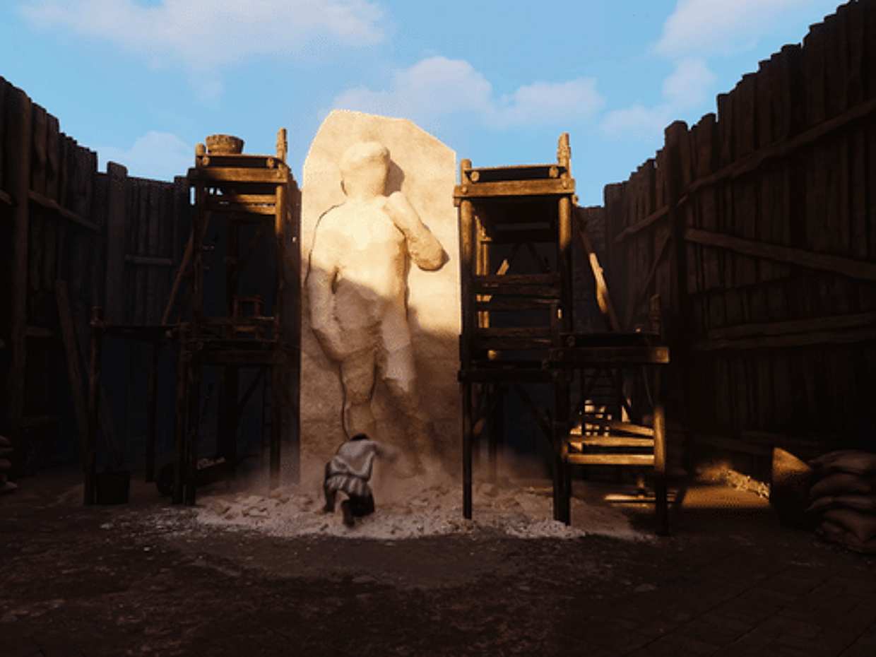 Michelangelo'David Live the creation VR experience, photo 4