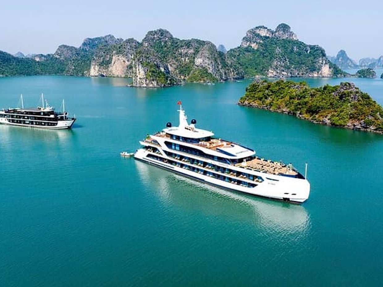 From Hanoi 6 Star Cruise 2 Days 1 Night in Ha Long and Lan Ha Bay