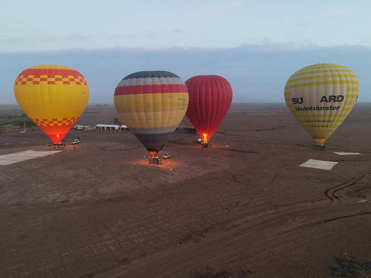 Agadir Abenteuer Ballonfahrt in Marokko.
