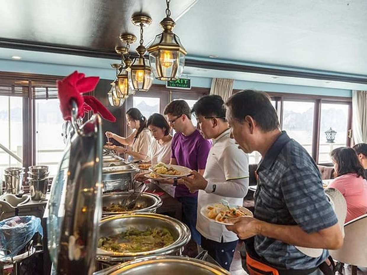 Athena Luxury Cruise in Halong Bay with Meals,Balcony Room & Cave, photo 5