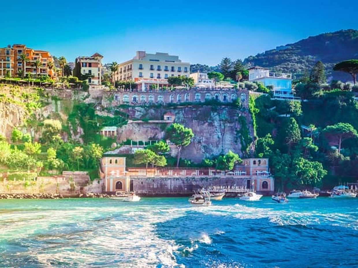 Full Day Tour from Rome to Pompeii Ruins and Sorrento Coast with Limoncello Tasting
