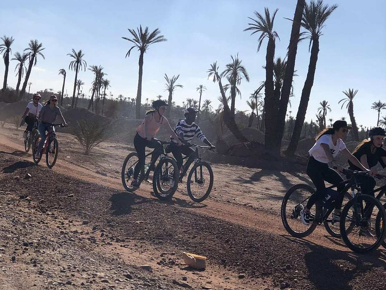 Marrakesh Desert on Bicycle in Morocco, photo 4