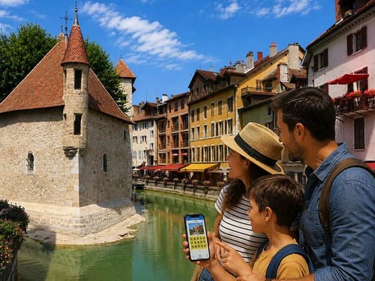 Annecy Scavenger Hunt & Highlights Self-Guided Walking Tour