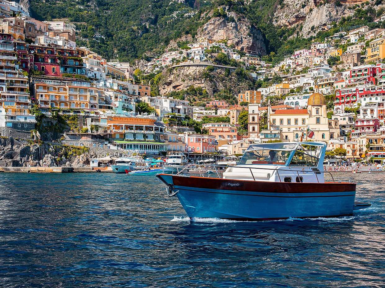 İtalya, Sorrento'dan Amalfi Kıyısı Tekne Turu