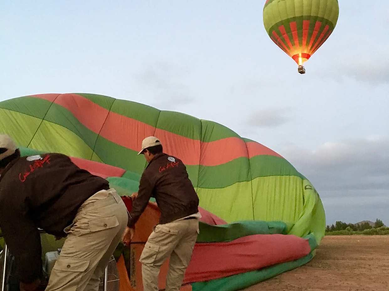 Heißluftballonfahrt in Marrakesch in Marokko, Marrakesch.
, photo 3