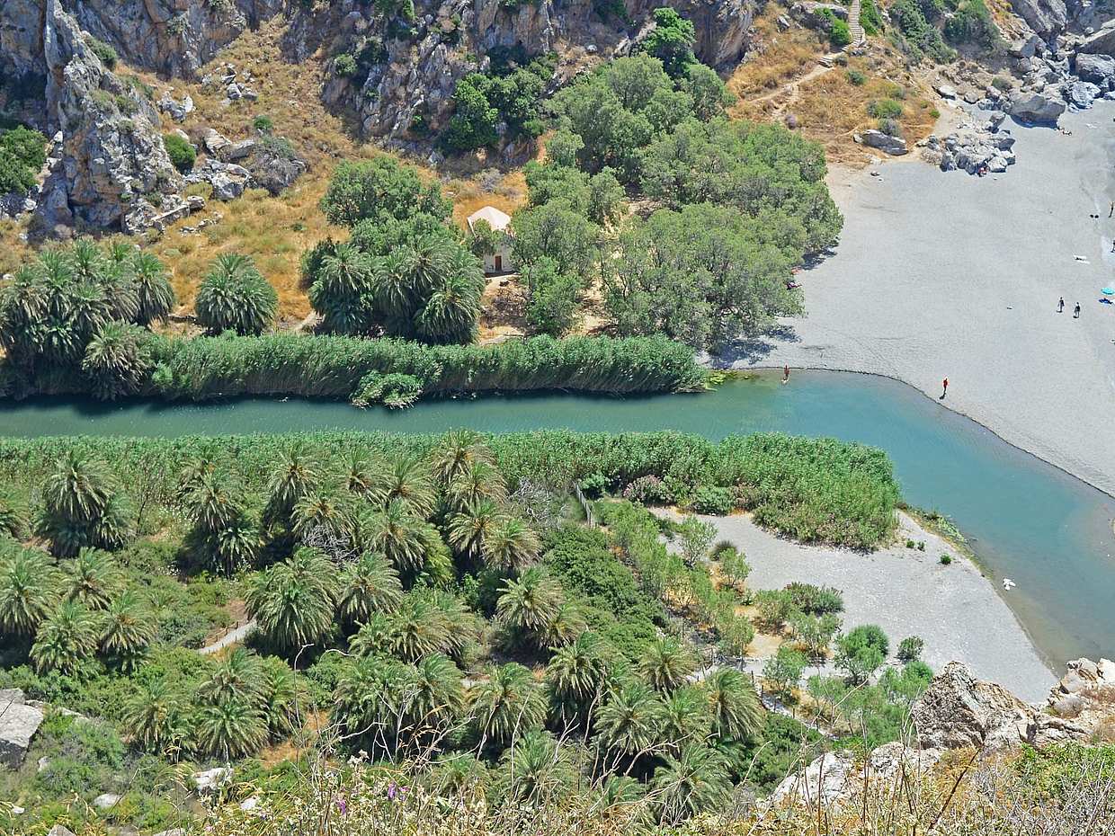 Preveli Palm Beach ab Rethymno in Griechenland
, photo 2