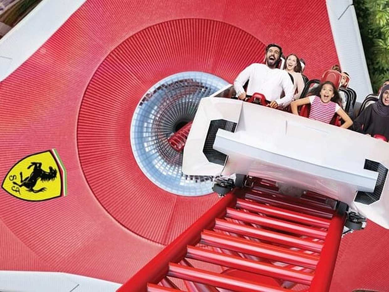 Admission Ticket to Ferrari World in Abu Dhabi