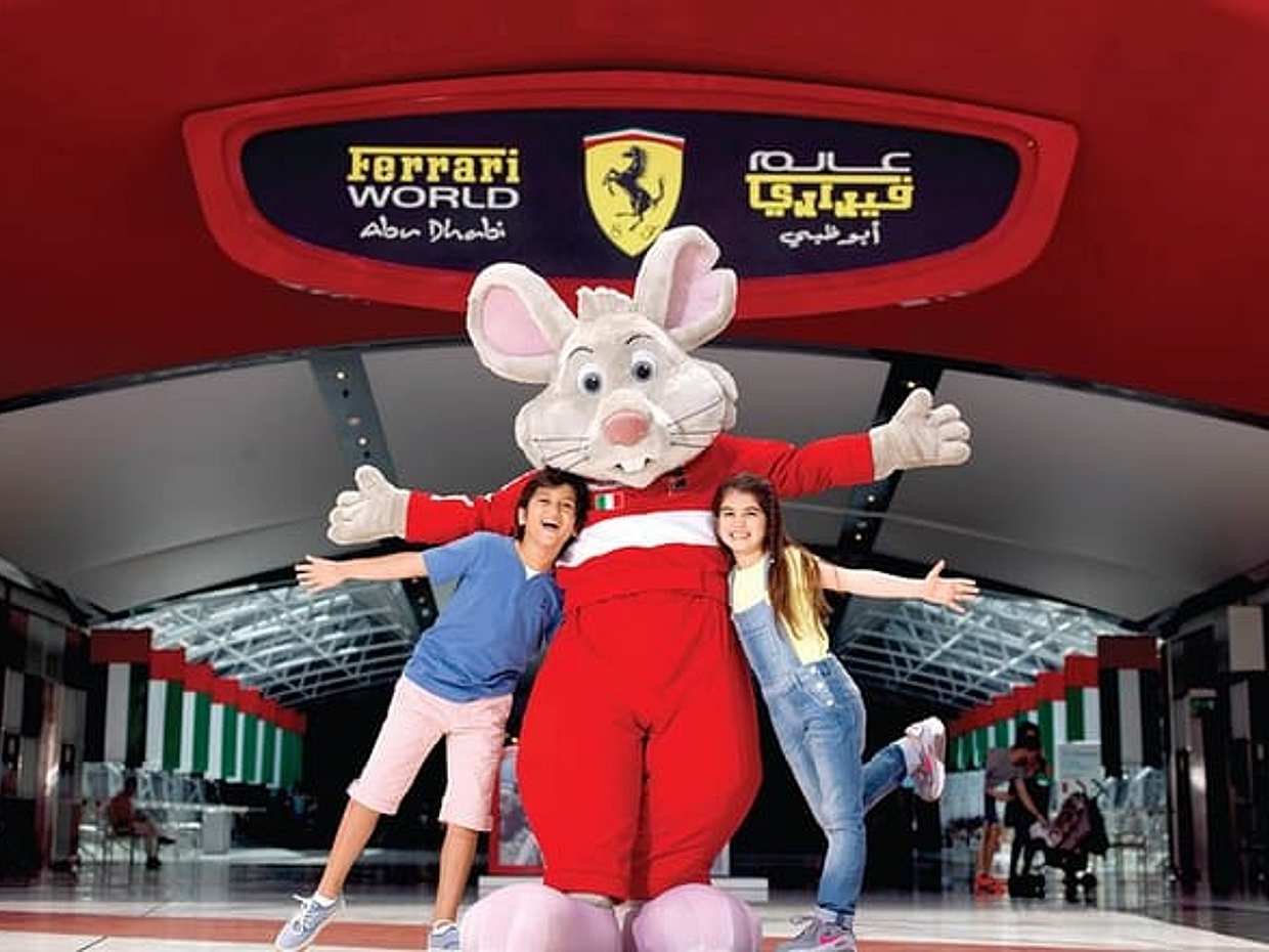 "Biglietto Ferrari World negli Emirati Arabi Uniti, Area"