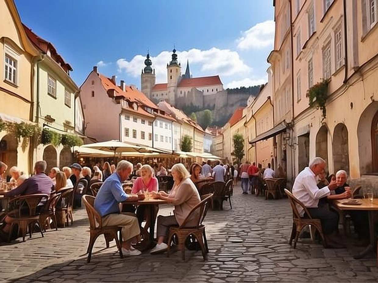 Cesky Krumlov and Hluboka Castle Day Tour from Prague in Czechia