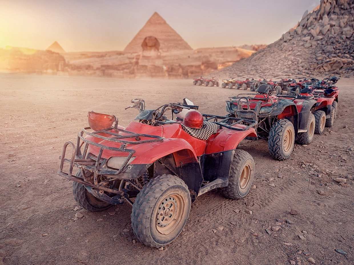 Quad Bike Safari to the Pyramids in Cairo, Egypt