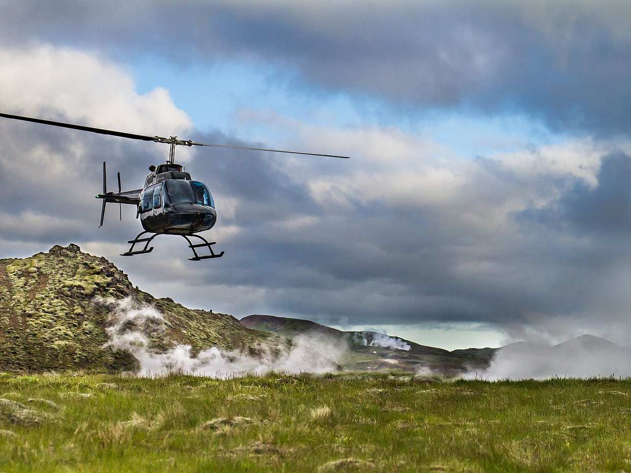 Geothermal Helicopter Tour in Iceland, Reykjavik Geothermal Helicopter Tour