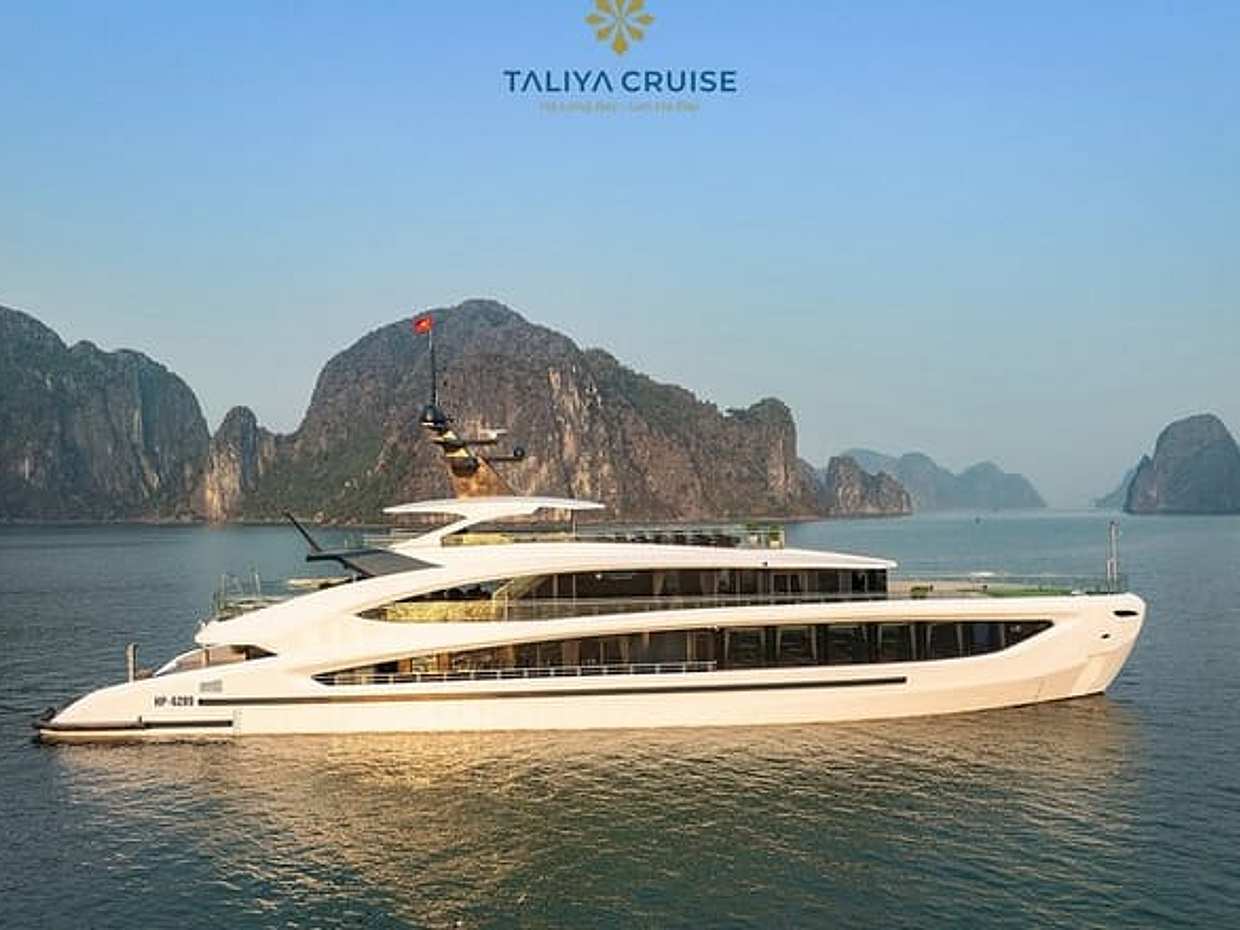 TALIYA CRUISE The Most Luxurious Day Tour in Ha Long & Lan Ha Bay