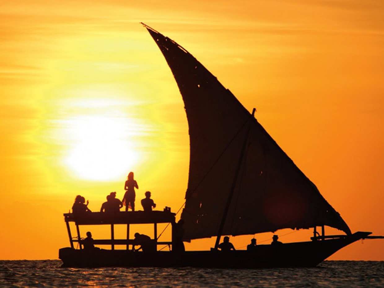 Dhow Zonsondergang Cruise in Tanzania, Zanzibar
