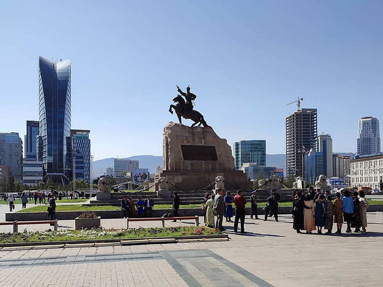 test stuff in Mongolië, Ulaanbaatar