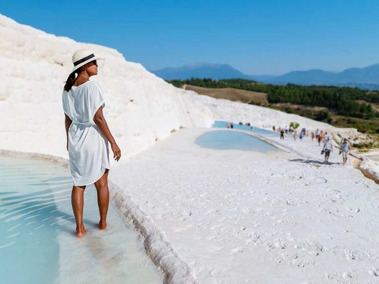 De Antalya : Excursion à Pamukkale et Hiérapolis en Turquie
