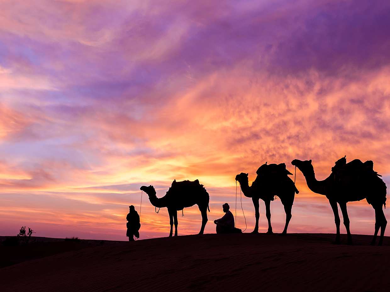 Wüstensafari Dubai ohne Dünen-Bashing in den Vereinigten Arabischen Emiraten