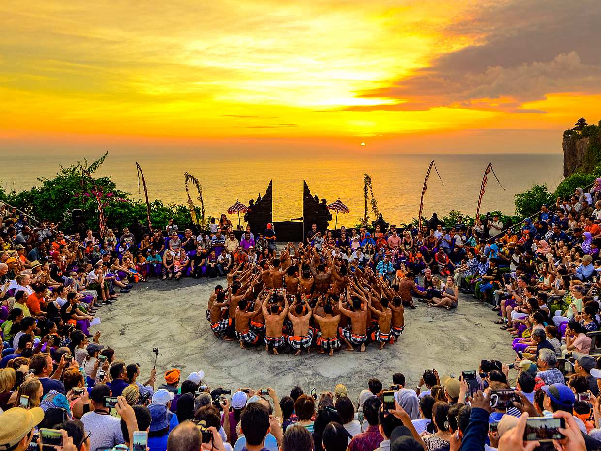 Uluwatu Temple and Kecak Monkey Dance Half-day Tour in Bali, Indonesia