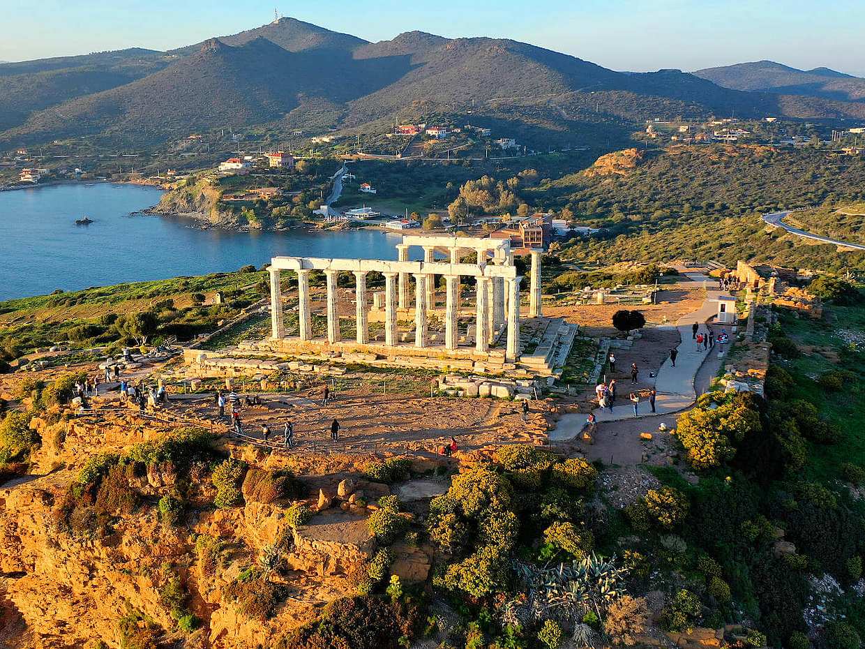 Excursion to Sounion, to the Temple of Poseidon from Athens in Greece