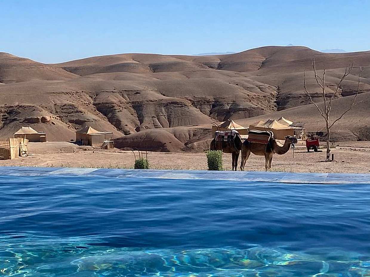 Dinner in Agafay Desert with Camel Ride and Quad Bike in Morocco, Marrakesh, photo 5