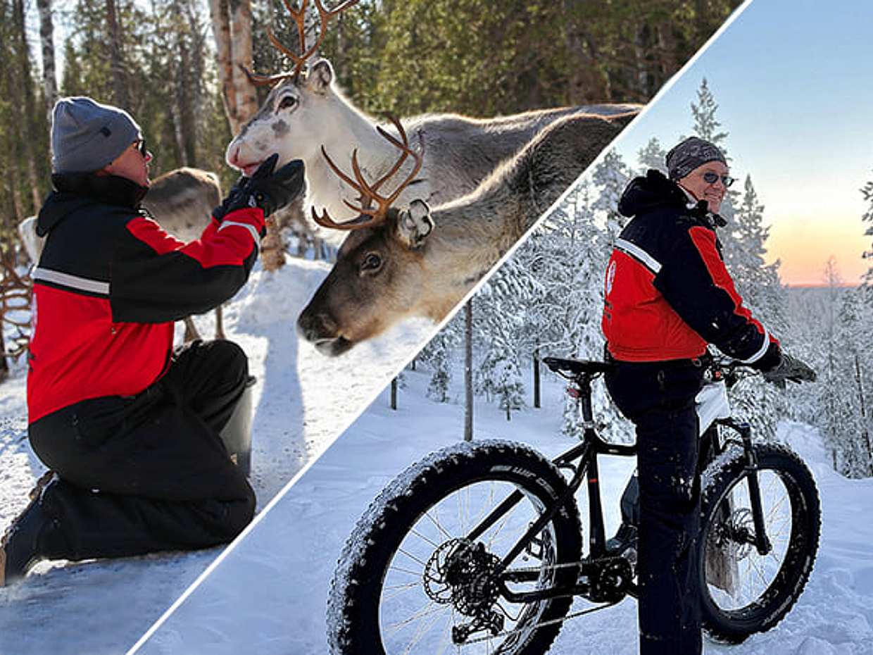 E-Fatbike Safari & Reindeer Herder’s Day with Lunch, Levi
