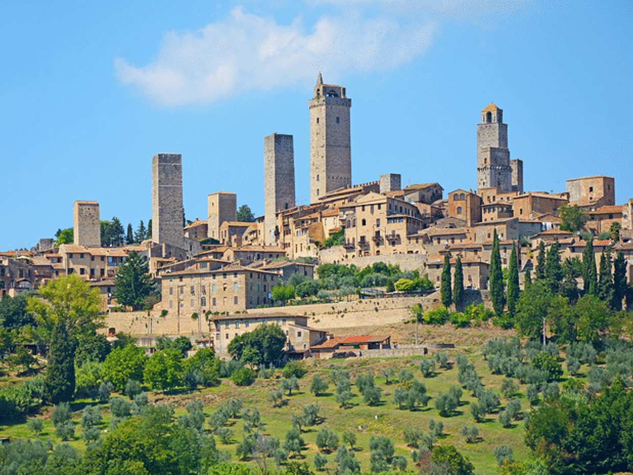 From Florence: Discovering Siena, Monteriggioni and San Gimignano Private Tour By Minivan
