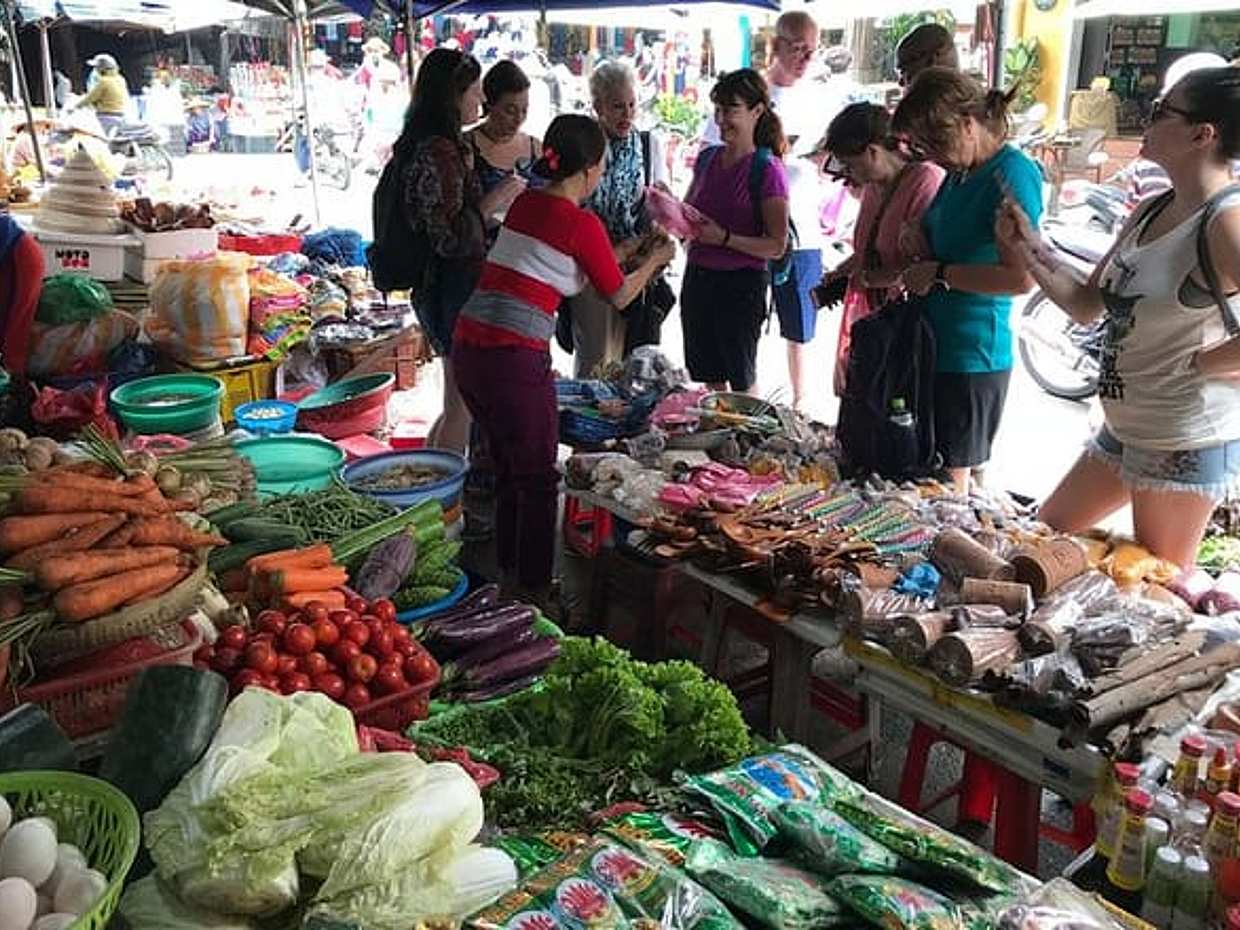 传统烹饪课程，包含簸箕船体验和会安市场观光, photo 5