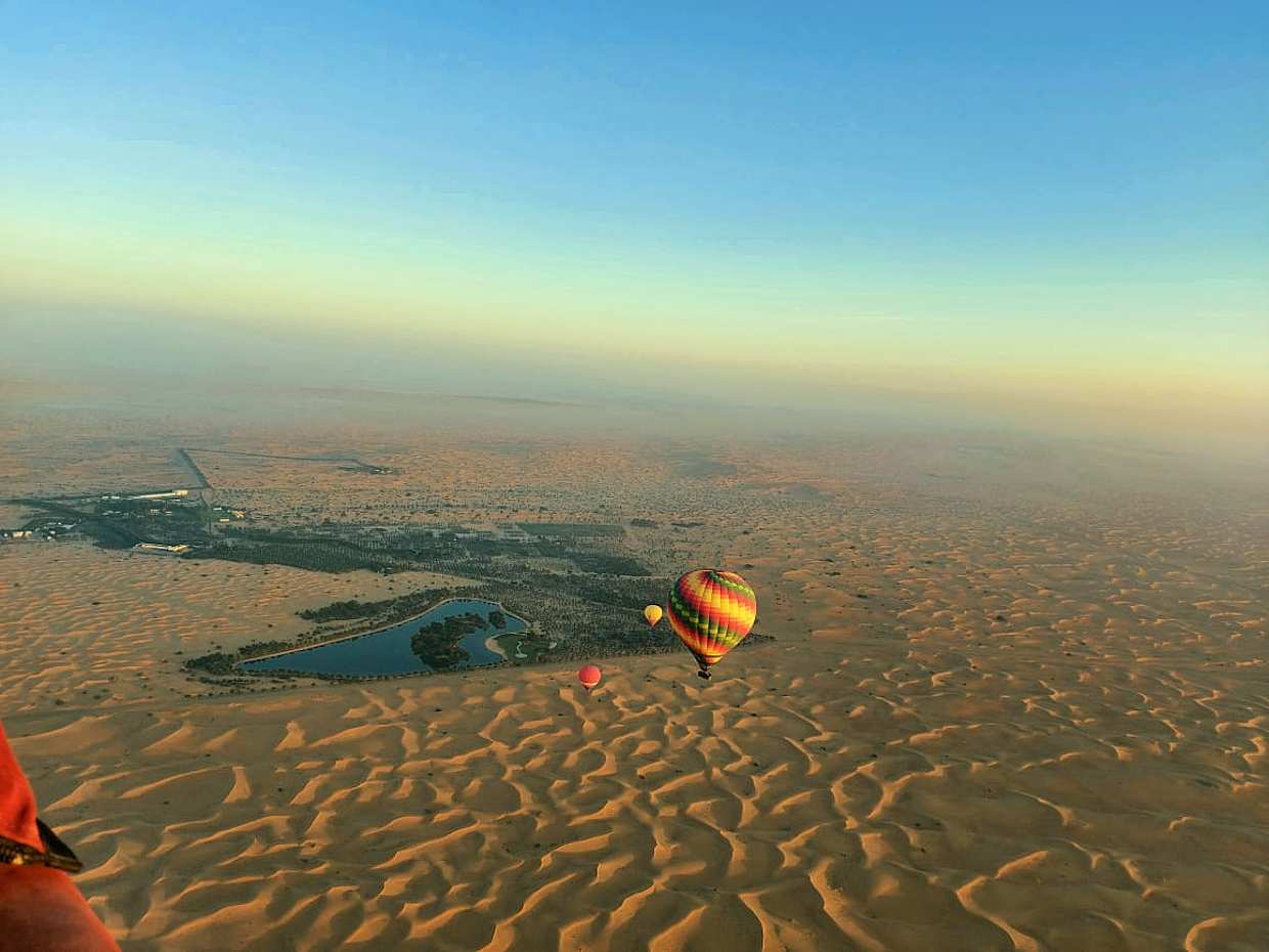 Hot Air Balloon Tour and Falconry in the Desert in Dubai, United Arab Emirates, photo 4