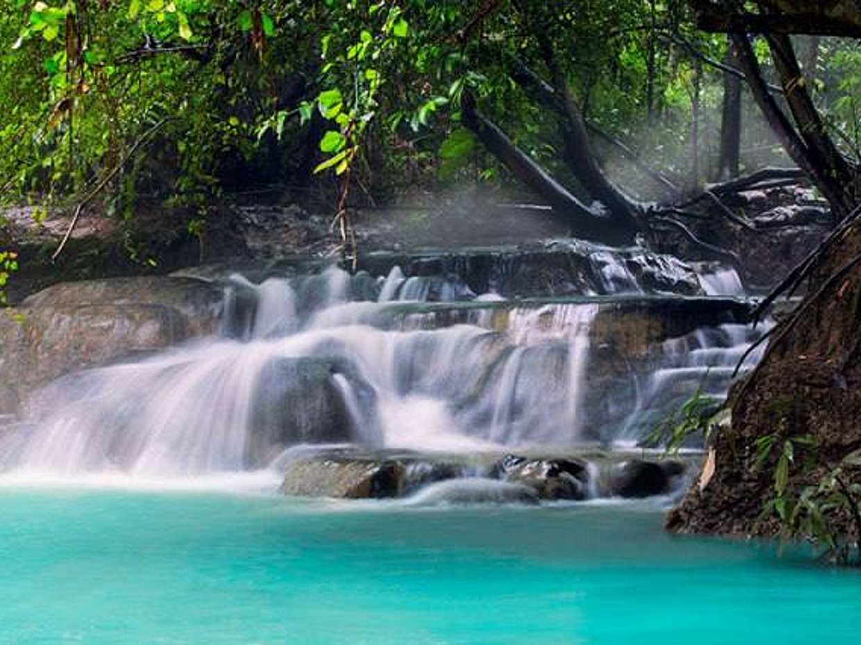 Krabi: Jungle Tour with Emerald Pool and Hot Spring Waterfall in Thailand