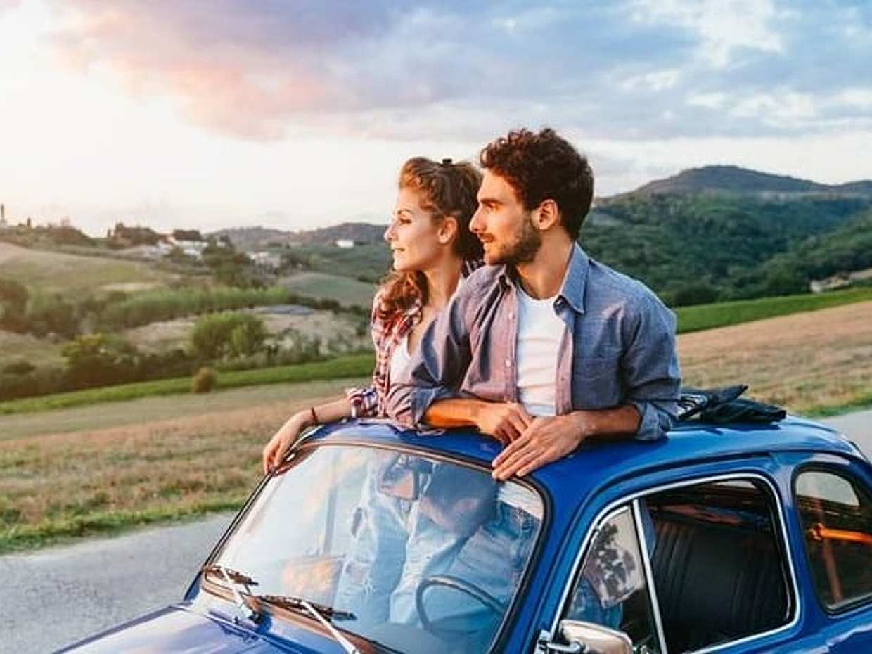 Fiat 500 Vintage Tour on Chianti Roads