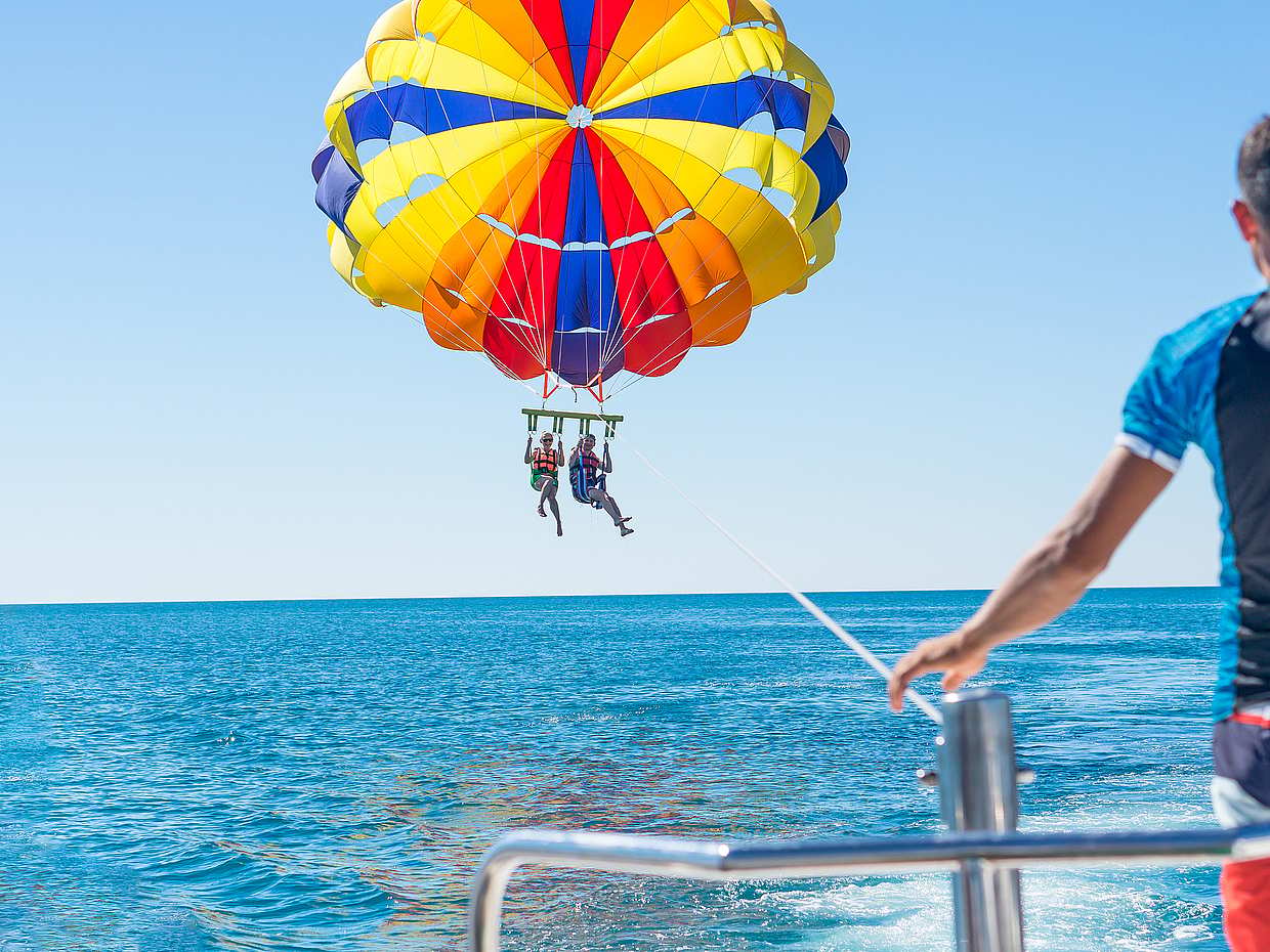 Parasailing in Punta Cana in Dominican Republic