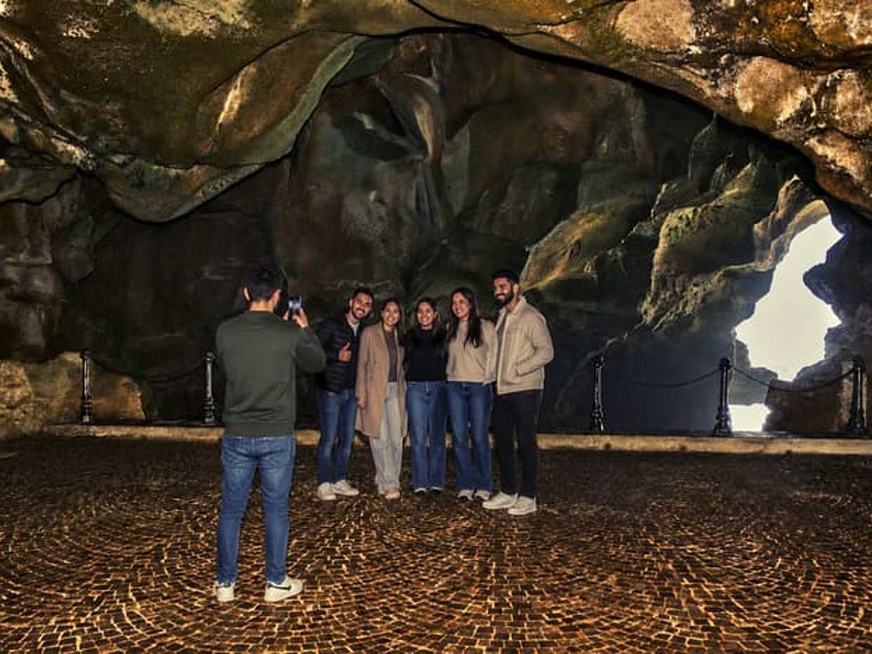 "Herculesgrotten Tour in Tanger met ophaal- en wegbrengservice in Marokko, طنجة"