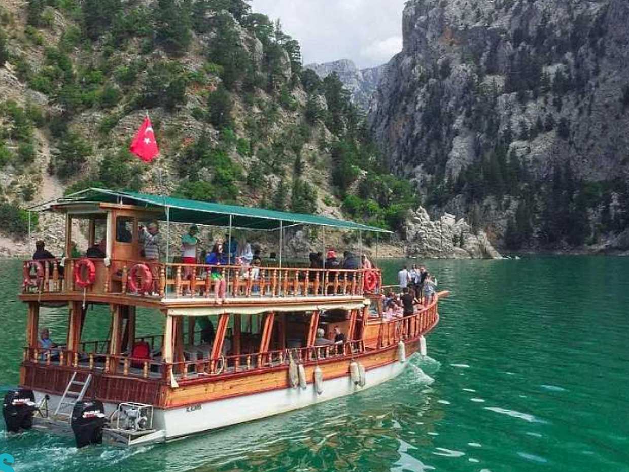 Поездка в Green Canyon - Малахитовое Царство из Алании