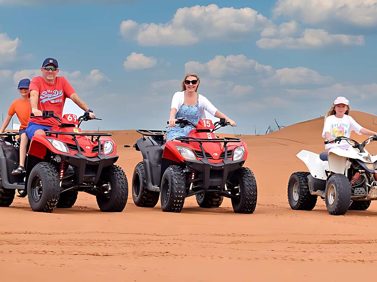 Abu Dhabi Desert Safari with ATV Quad Bike Ride in United Arab Emirates