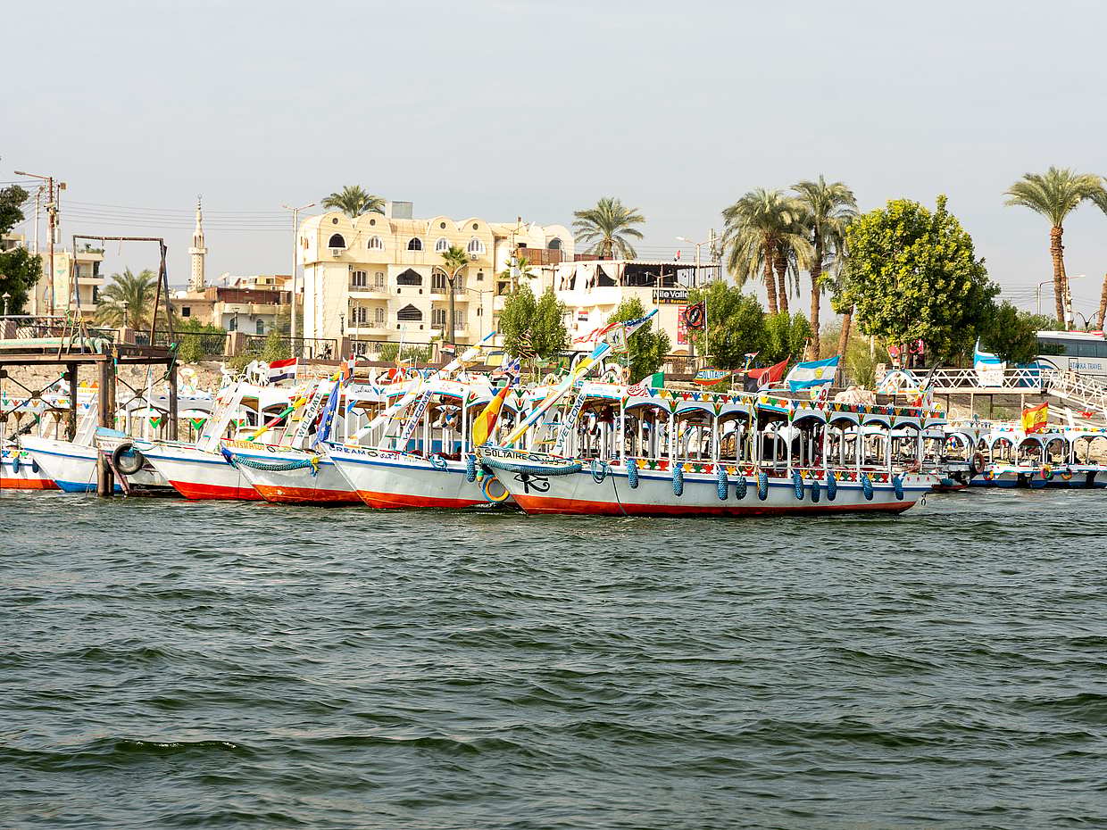 Feloeka of motorboot tour in Luxor in Egypte, photo 3